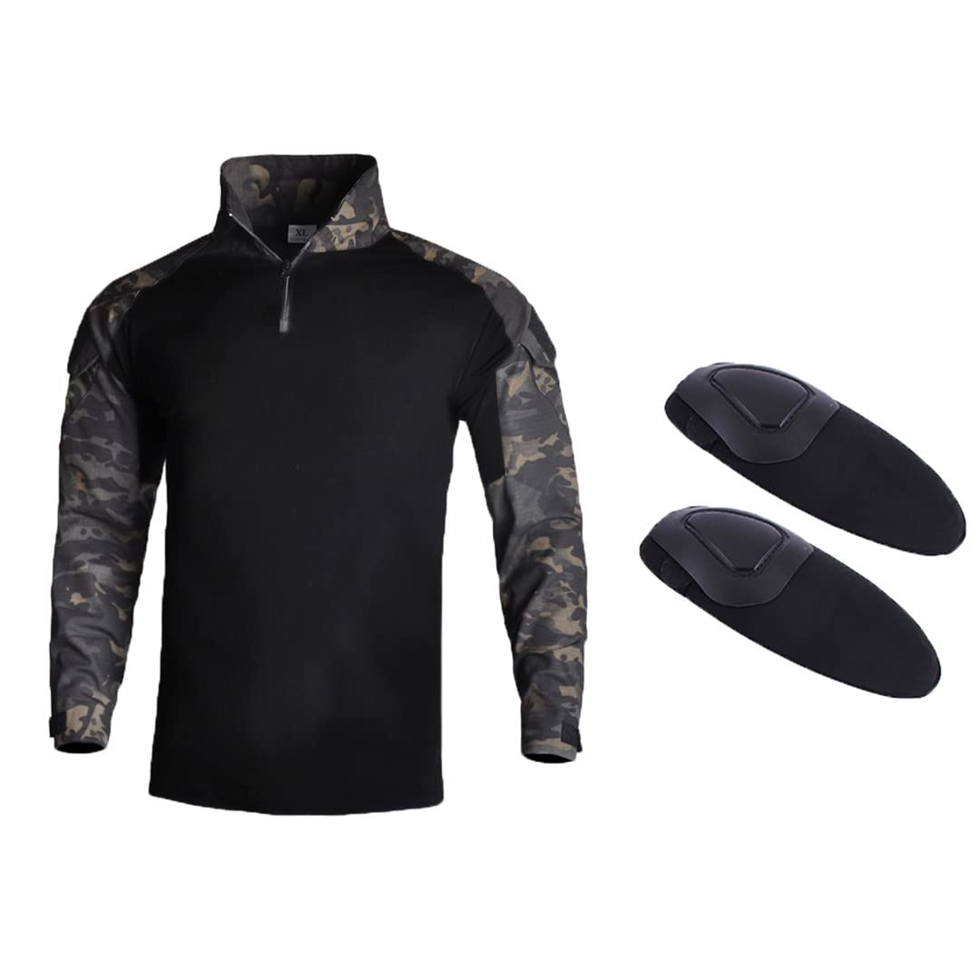 Militar uniforme táctico camuflaje hombres combate camisa pantalones mujeres caza trajes