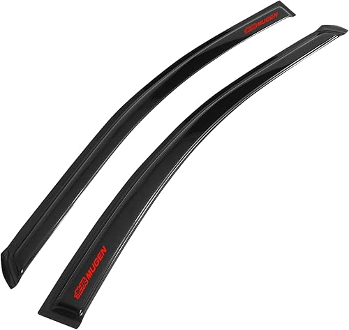 Miniatura 4 de EVPROXP Visera de ventana compatible con Honda Civic 2DR Coupe 06-11, deflector de ventilación de ventana lateral, acrílico teñido de humo oscuro,