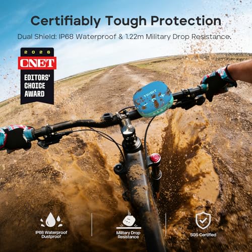 Image of Tribit StormBox Micro 3 13W Bluetooth Speaker, Blue | IP68 waterproof & dustproof, XBass boost, TWS stereo Pairing, Bluetooth 6.0,24H Playtime,portable speaker