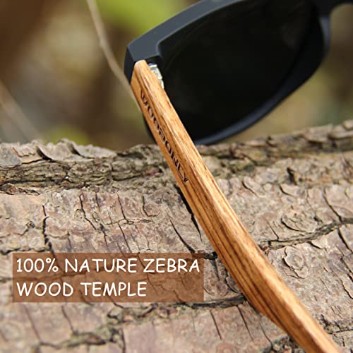 Classic Wood Polarized Sunglasses - Unique Gifts for Men, Practical Gift for Husband, Boyfriend, Father4