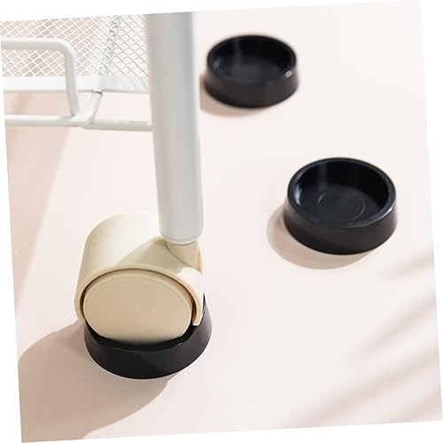 Miniatura 8 de DOITOOL 4 unidades de ruedas antideslizantes para muebles, protectores de suelo para patas de silla, almohadillas de fieltro para sillas de madera,