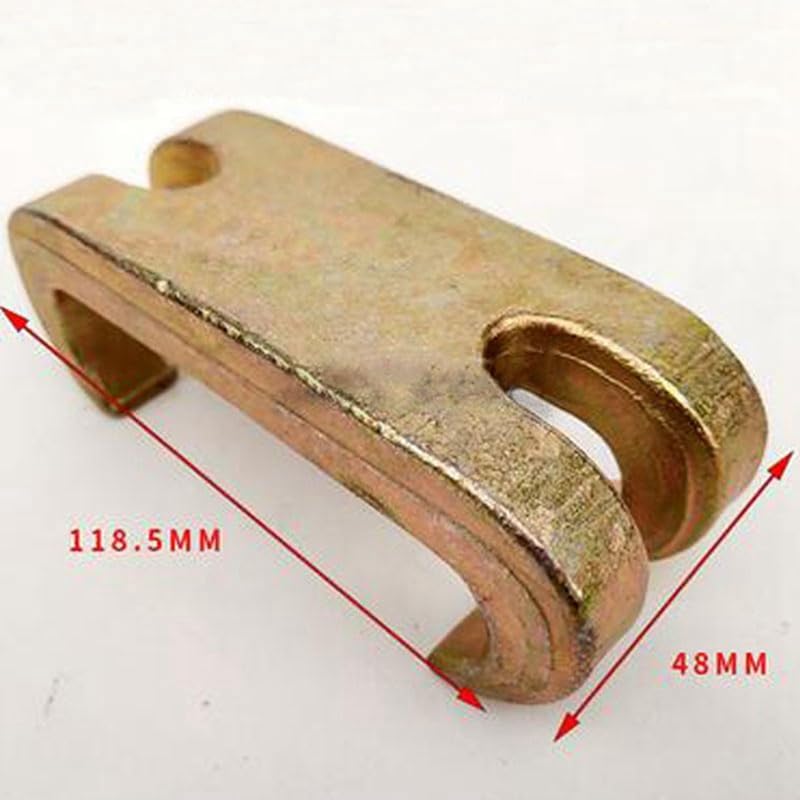 1 Pcs Double Claw Hook Chain Sorter Double Hook & 1 Pcs 2-Way 5 Ton Self-Tightening Clamp