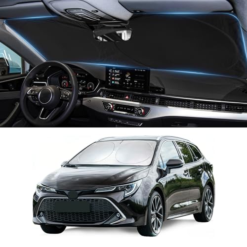 Image of Windshield Sun Shade Cover for 2014-2019 Toyota Corolla Front Window Shade