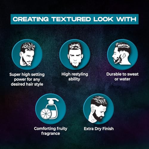Gatsby Texturizing Clay - Mat Lift | For Super Strong Hold, More Volume & Extra Dry Look | Stylish Matte Finish | Anytime Restylable Hair Styling Clay Wax | Hair Wax For Men | 75gm - Image 4