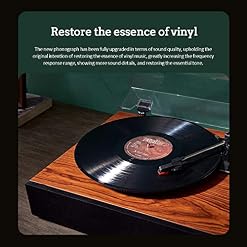 AURADO Tourne-Disque Bluetooth Platine Vinyle Tourne-Disque avec Haut-parleurs intégrés pour disques Vinyle 3 SP (Tourne… - Les Beatles, Paul McCartney, John Lennon, RIngo Starr, George Harrison AURADO Tourne-Disque Bluetooth Platine Vinyle Tourne-Disque avec Haut-parleurs intégrés pour disques Vinyle 3 SP (Tourne… – Image 7