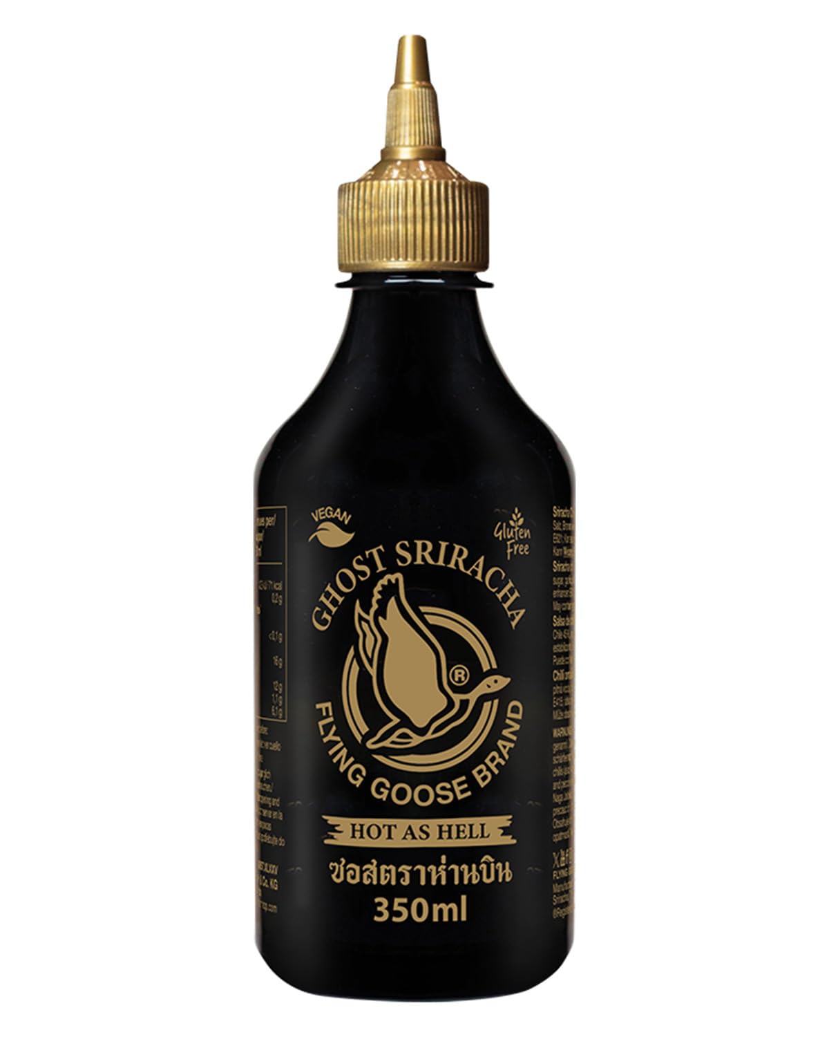 FLYING GOOSE Sriracha Chilisauce Ghost, extrem scharf, Würzsauce, 1 x 350ml