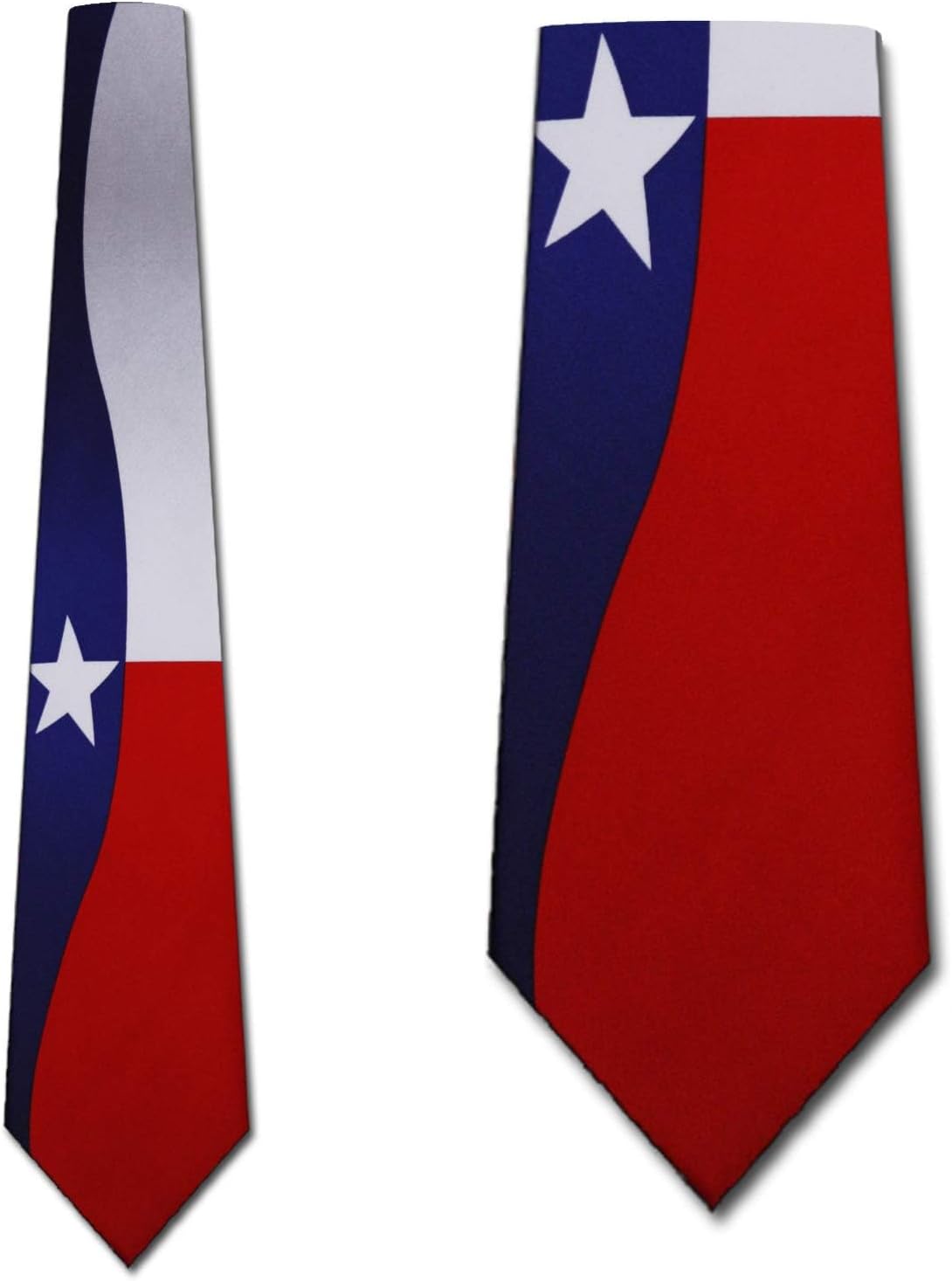 Three Rooker Texas Flag Neck Tie Necktie