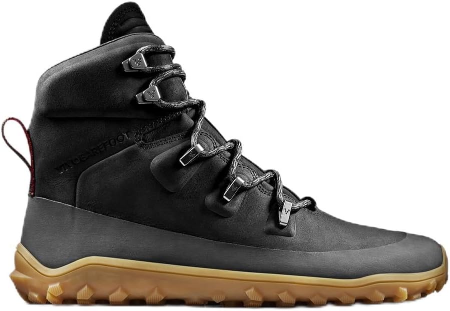 Vivobarefoot Tracker Leather at Mens Barefoot Hiking Boots | Waterproof, Lightweight & Puncture Resistant | All Weather & Terrains | Wide Fit Grounding Shoes