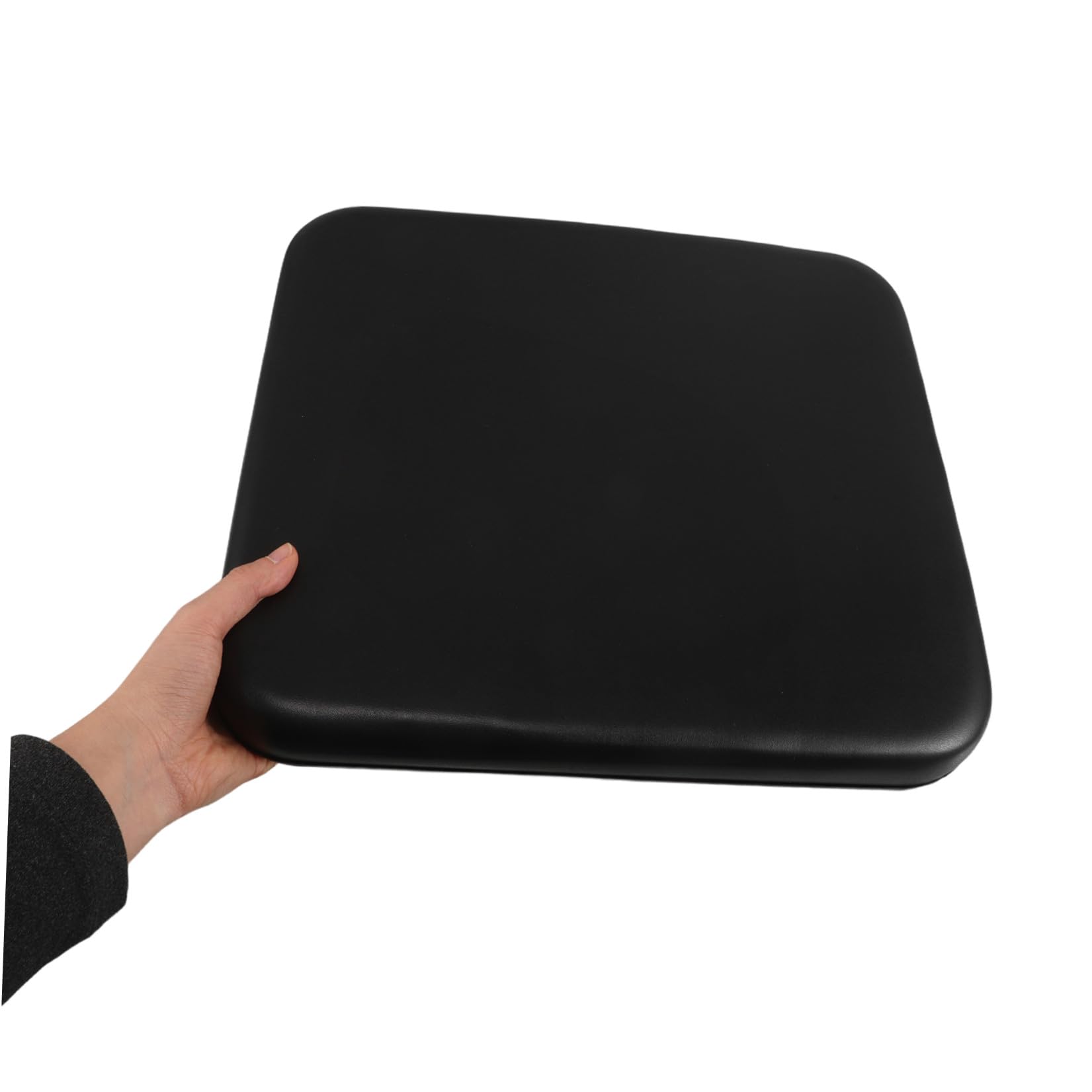 Balacoo Cuscino Rimovibile e Facile da Pulire per Sedile di Deambulatore in Pu Nero Imbottitura Spessa per Anziani, per Assistenza Domiciliare e Viaggi