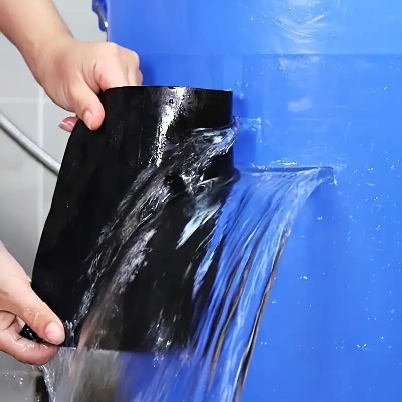 Leak-Proof Tape for Indoor and Outdoor Use Adhesive Tape for Homes, RVs, Roofs, Pipes, Pools - Black/White Options, Waterproof Tape for Sealing and Leak Repair