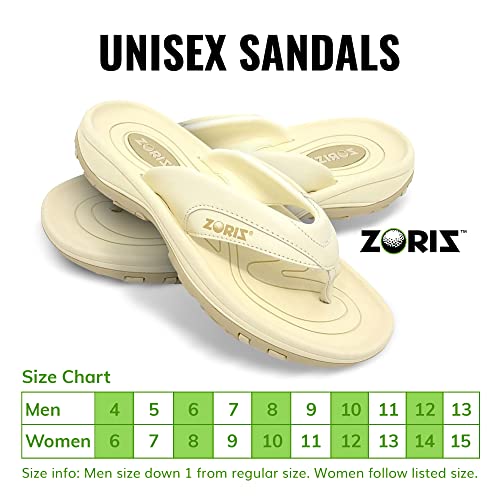 Zoriz Next-Gen Golf Sandal (Cream, Numeric_4) #TOP5