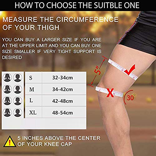 Genouillères de compression vert L avec ressorts et patins silicone - 5