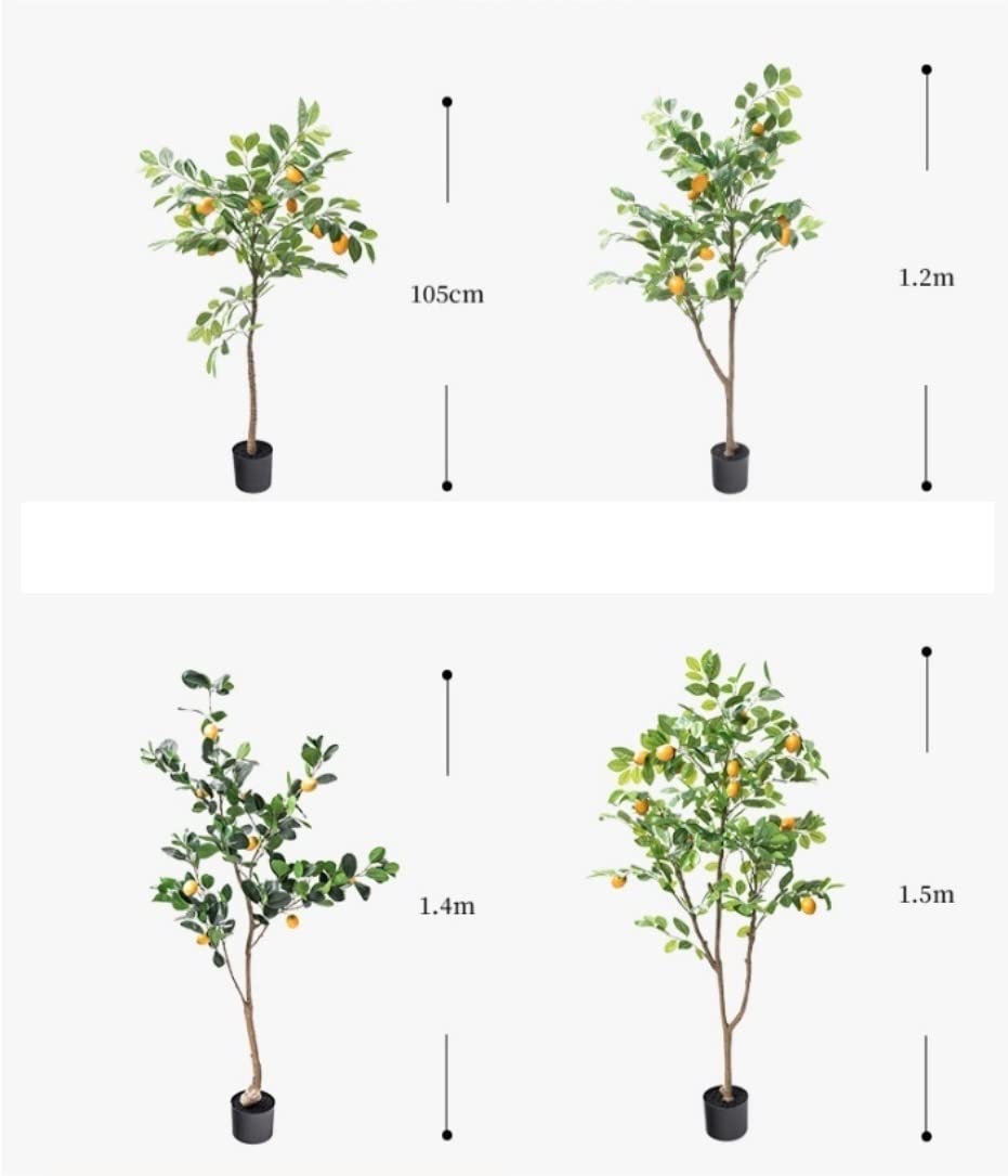 Albero Di Limone Artificiale Alto 1,8 M – Pianta Finta Realistica In Vaso – Per Interni/Esterni, Casa E Ufficio - 4
