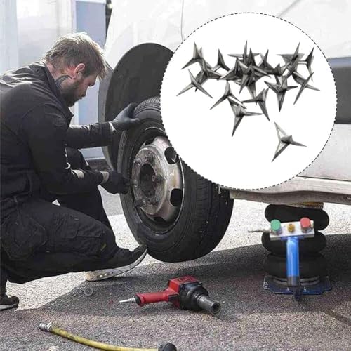 30pcs 1.2 inch-High Stainless Steel Anti-Bird Spikes, Anti-Theft Security Nails for Cars, Anti-Bird Territory Protection Tool