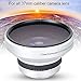 WQAPVHBG 0.25X 37mm Fisheye Lens with Macro Close Up Attaches, Wide Angle Lens Attachments, Optical Glass Super Fisheye Lenses for Cameras Lenses 37mm Aperture Default