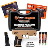 Byrna SD [Self Defense] Kinetic Launcher Ultimate Bundle - Non Lethal Kinetic Projectile Launcher, Home Defense, Personal Defense (Tan) | Proudly Assembled in the USA