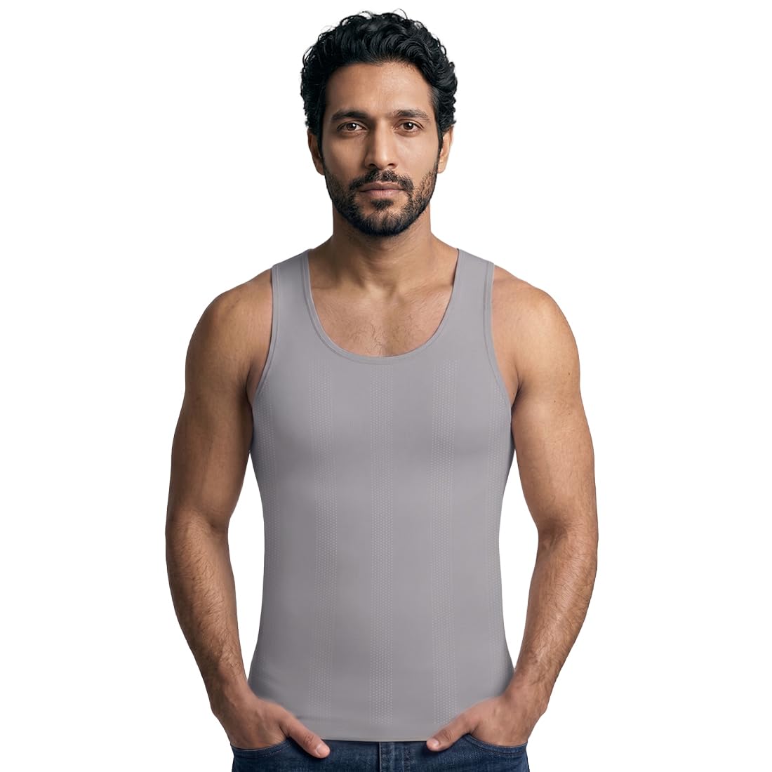 dermawear Men Zenrik High Compression Shapewear Vest for Chest and Abdomen-picture-42