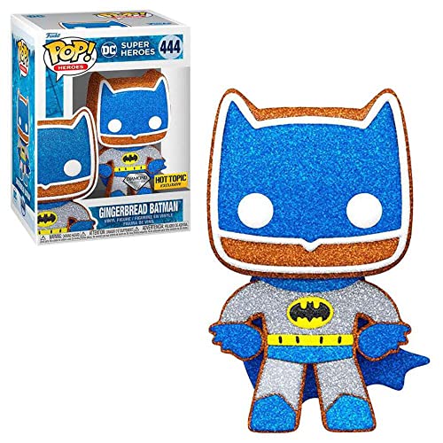Funko ¡Pop! Heroes: Dc Holiday - Batman De Jengibre (Purpurina De Diamante) - Exclusivo De Smartoys