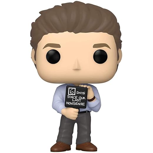 En Oferta Funko Pop! Tv: The Office - Jim With Nonsense Sign Blue, 3.75 Inches
