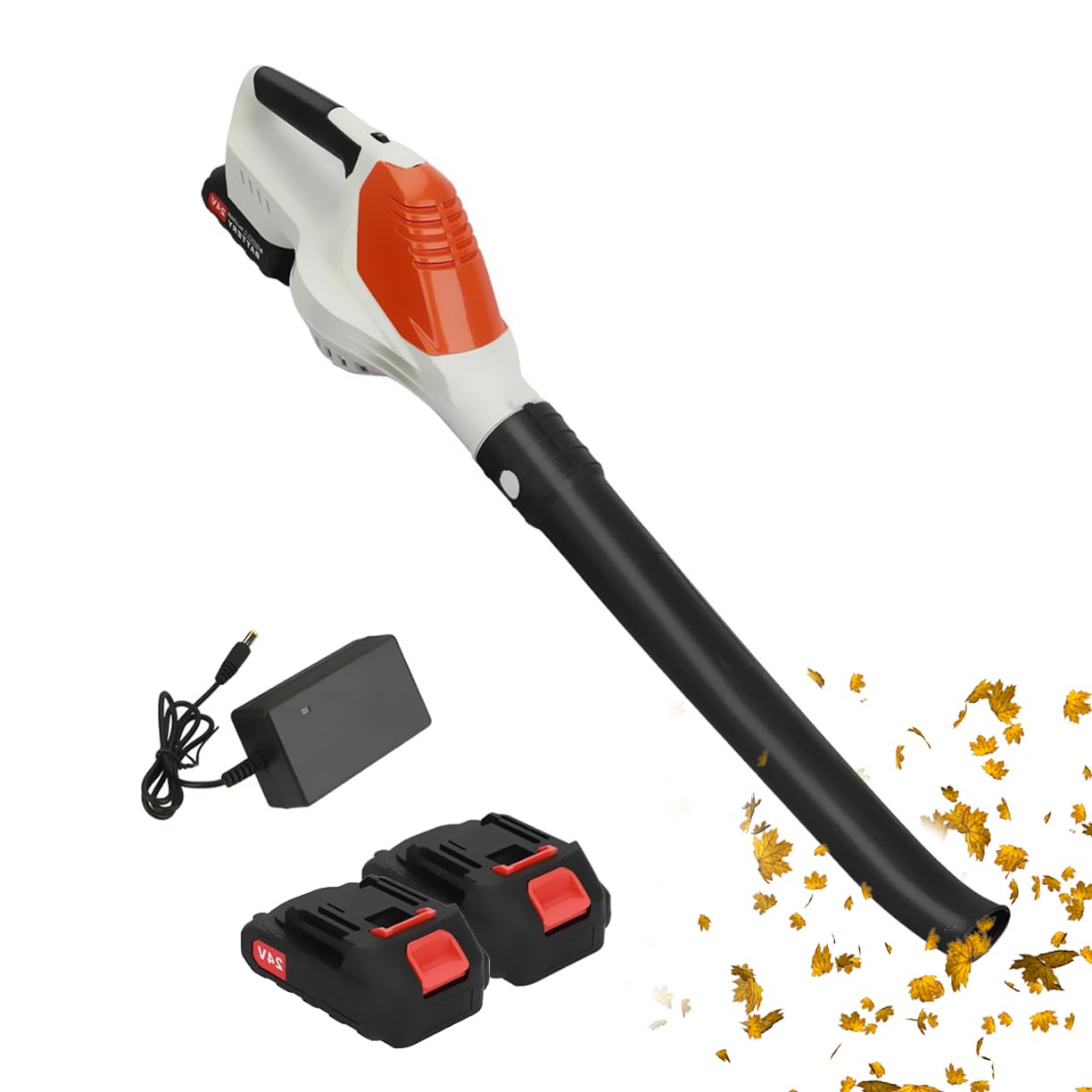 Souffleur de feuilles sans fil 650W haute performance à autonomie longue
