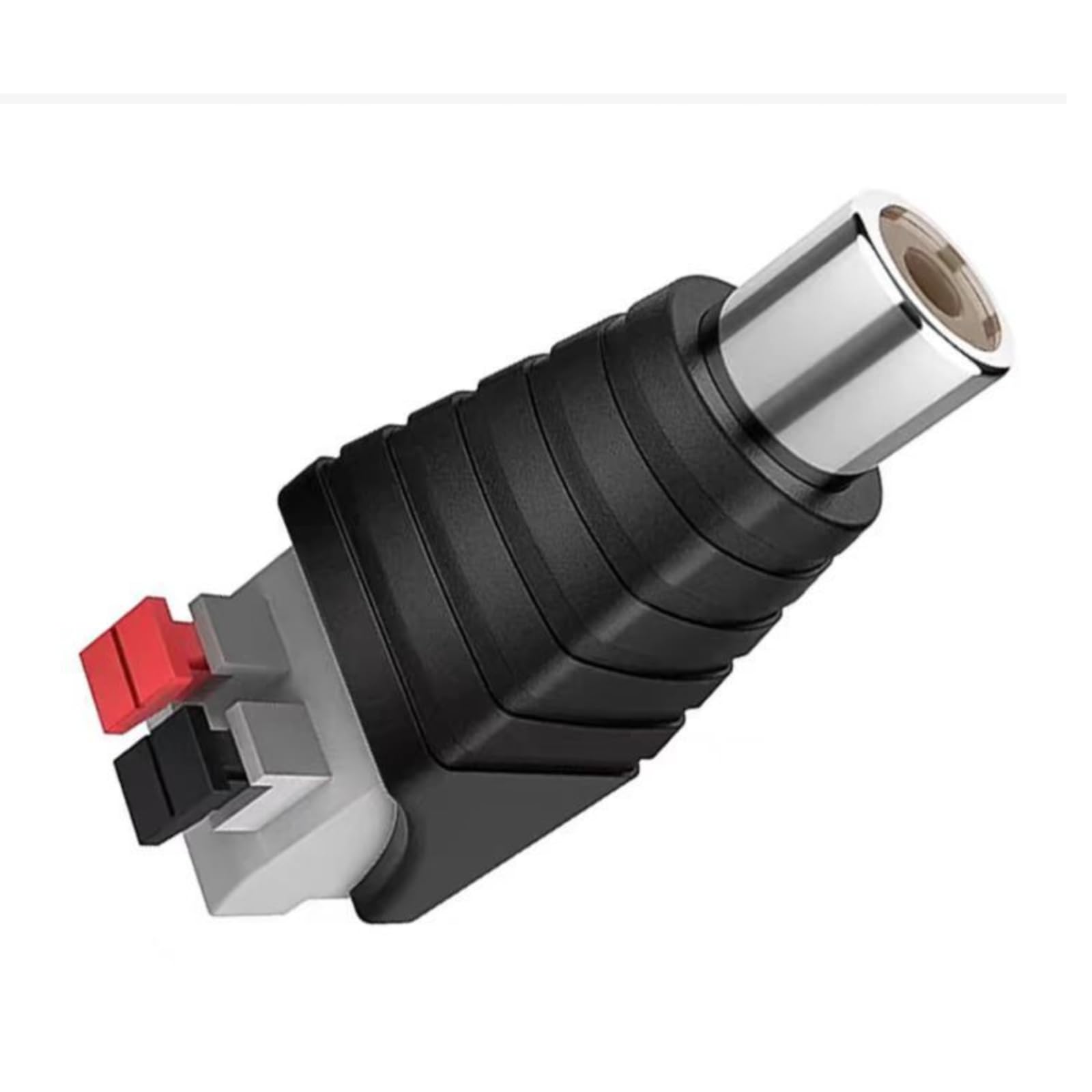 Amazon | AQUALOACH スピーカーワイヤー RCA 変換アダプター 2個セット