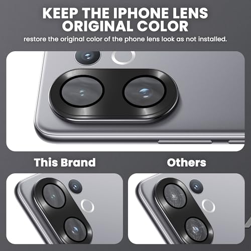 Image of ArmourPro Camera Lens Protection Compatible with Vivo V60 (6.67 Inches) With Edge To Edge Camera Protection Coverage| Black, Pack of 1