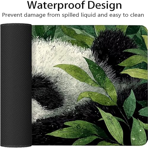 Tapis de souris grand format antidérapant pour protéger le bureau - 5