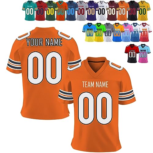 Aolun Camiseta Fútbol Personalizada Impresa Nombre y Número del Equipo Camisetas Deportivas Personalizadas para Hombre Mujer Joven