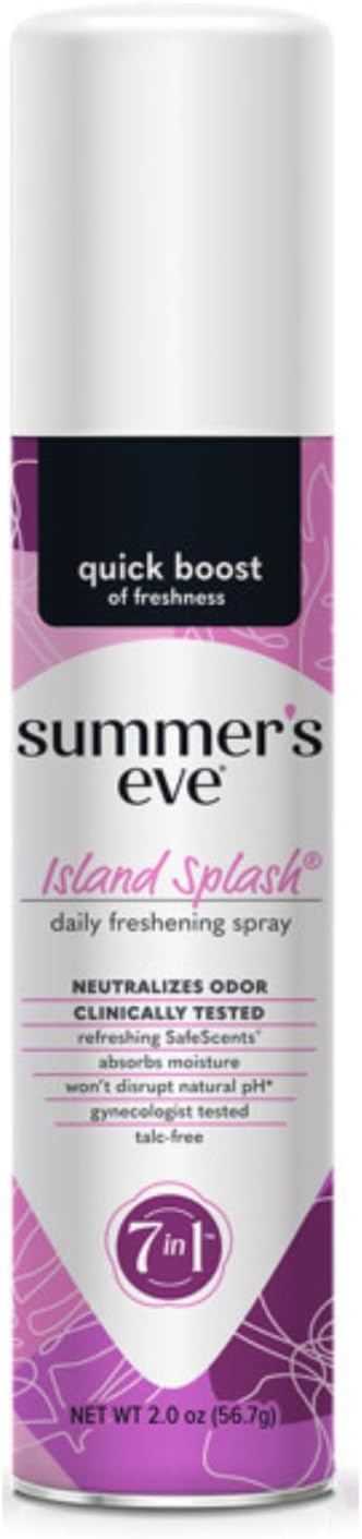 Summer's Eve Island Splash Daily Refreshing Feminine Spray, 2 oz (Pack of 5)