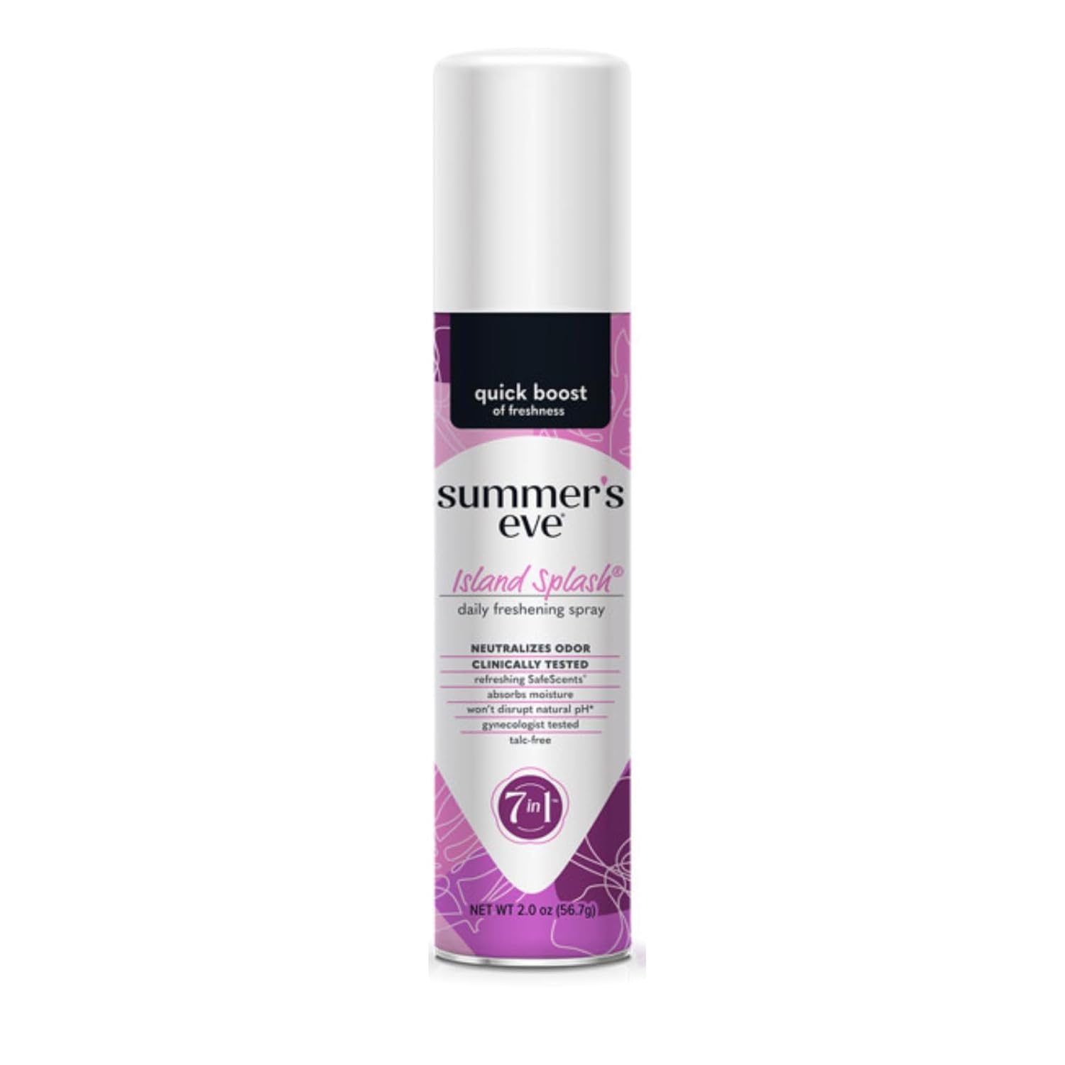 Summer's Eve Island Splash Daily Refreshing Feminine Spray, 2 oz (Pack of 5)