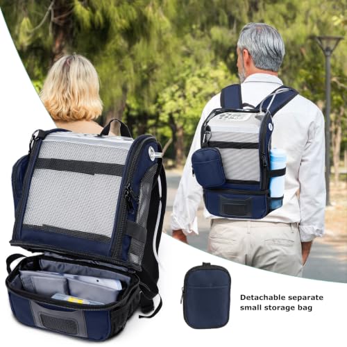 Image of BAGSFY Oxygen Concentrator Backpack for Inogen One G5, G3, Rove 6, Lightweight Machine Carrying Bag for Inogen One G5 Accessories and Battery.