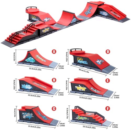 Image of CLA6 Mini Skatepark Kit | Beginner Fingerboard | Complimentary Tools, Wheels and eBook |
