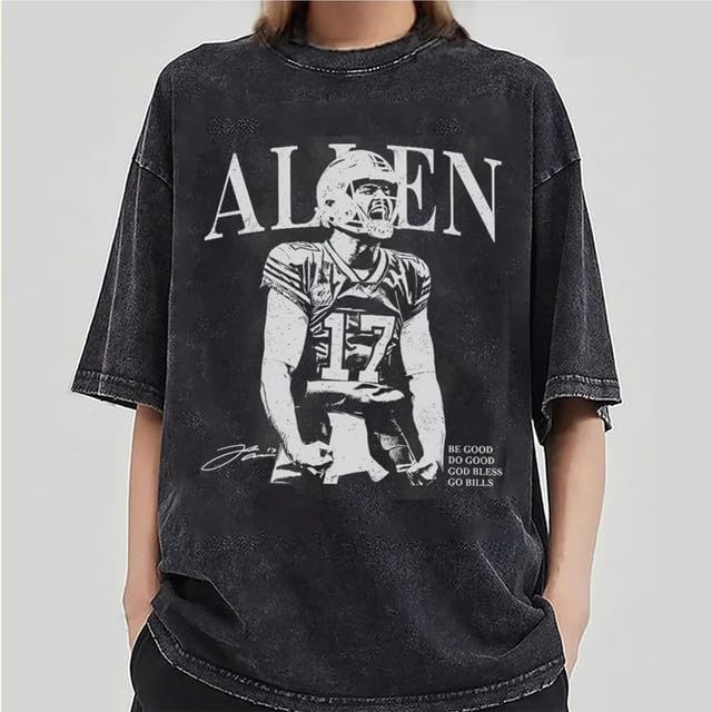 Josh Vintage Shirt Allen Retro Rap Tee Game Day Shirt Football Top3