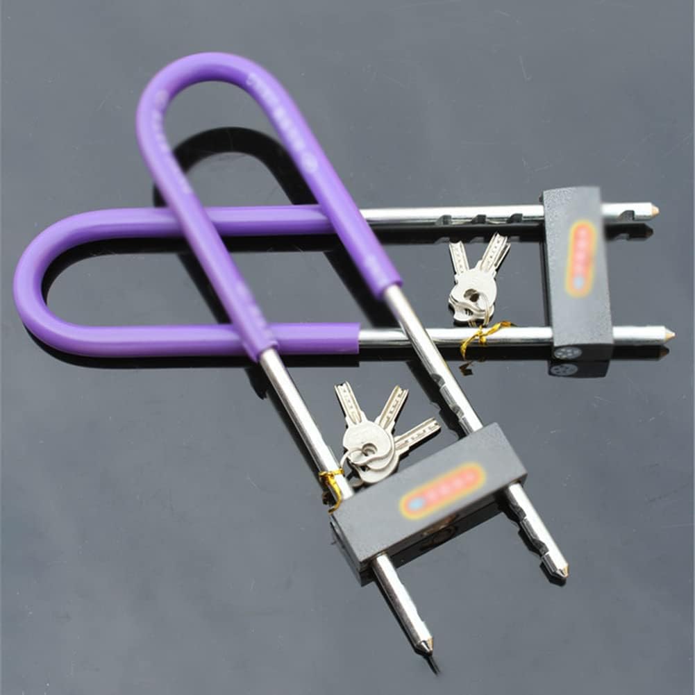 Heavy Locks Bike U Lock Heavy Duty Ultra Security Bicycle Safety Tool with Keys for City Electric Or Mountain Bikes and Scooters U-Locks for Bicycles