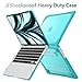 Batianda for New MacBook Air 13.6 inch Case 2025 M4 2024 2022 Release Model A3240 A2681(M2) A3113(M3), Heavy Duty Shockproof Protective Hard Shell with Fold Kickstand & Keyboard Cover, Light Blue
