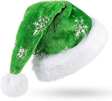 Kerstmut Volwassenen - Kerstmuts Grappig met Pompom & Vlechten - Omtrek 61 cm