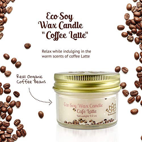 Bath And Spa Gift Set "Coffee Love"- Relaxation And Moisturizing Coffee Brown Sugar Scrub, Bath Bomb, Coffee Candle, Bath Body Wash, Shea Butter Soap And Lip Balm - Handmade In Usa #TOP5