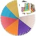 Produktbild Holzstäbchen,Bastelhölzer 50er Pack Bunt Holzstiele + 50er Pack Originale Eisstiel Natürliche Holzspatel für Handwerks Garden Plant Identifier 150MM