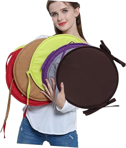 Cojín redondo de oficina para el hogar, cojín redondo de suelo, cojín redondo para silla, cojines redondos para sofá, soporte lumbar, silla al aire