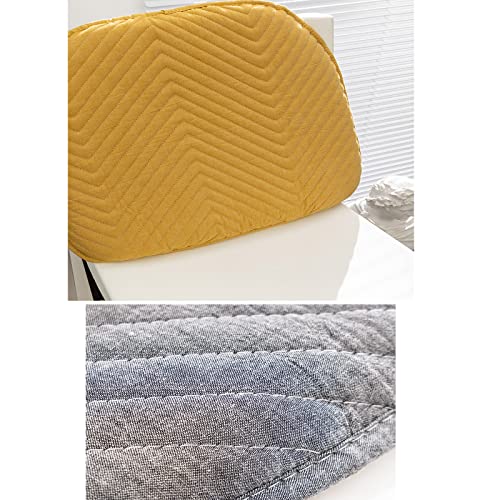 K.lsx Seat Pad Durable Mat Pads With Ties For Home Office Living Room,Soft Cotton Chair Pad,Kitchen Dining Chair Cushion Non Slip Seat Cushion With Washable Cover-White 40X40Cm(16X16Inch) #TOP4