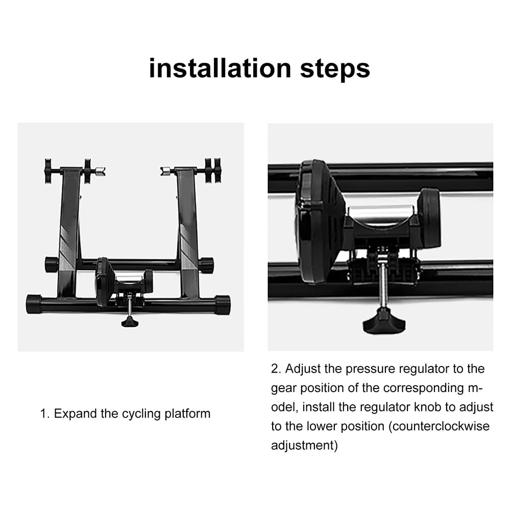 Entrenador de bicicleta plegable para andar en interiores, soporte para bicicleta con rodillo para entrenamiento de rally de bicicletas, soporte para bicicleta estática para ejercicios de ciclismo e
