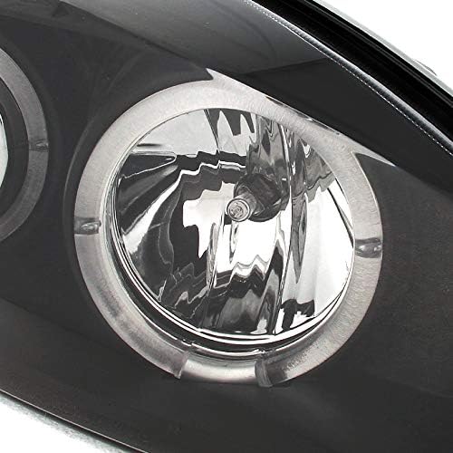 Miniatura 5 de AKKON - Para faros delanteros Pontiac Grand Prix 2004-2008 con doble halo negro - Juego de pares
