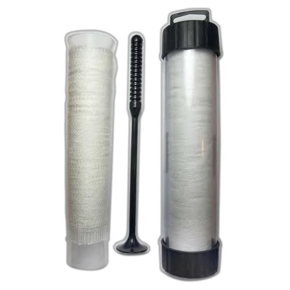 Filet tubulaire PVA - Soluble dans l'eau - 10 m - Pour pêche à la carpe - Super Narrow Mesh Carpe Adaptateur - Sac pour pêche à la carpe - Accessoires de pêche - Bouillettes - Âppat