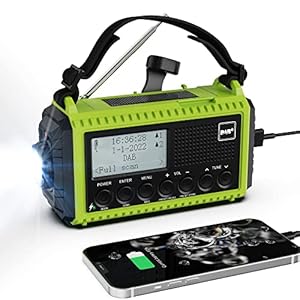 Dab+/Dab/FM Noodzwengel Draagbare Zonne Radio