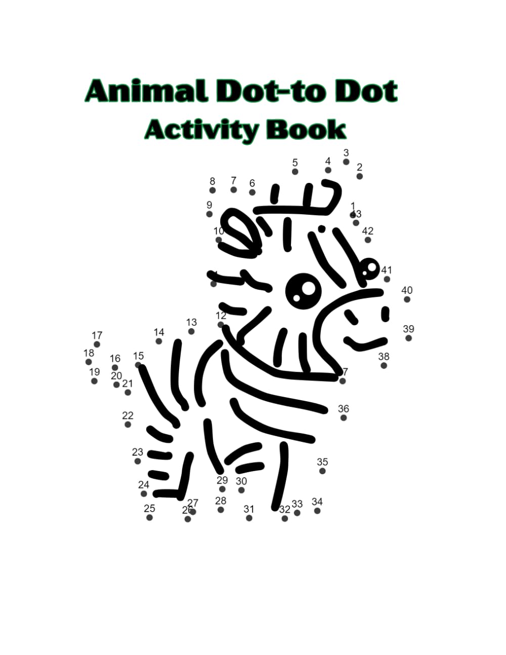Animal Dot-to-dot Activity Book