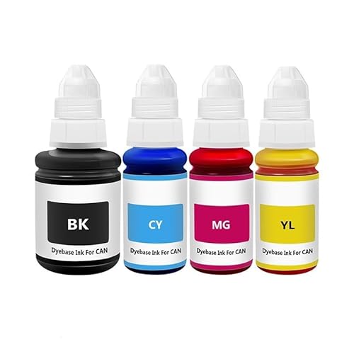 WEIYAOYAOWYY Dye Ink for Ca-n P-xma G2100 3100 1800 2800 1411 GI-490 GI-790 D-sktop for Inkjet Printer（Packed with Carton）