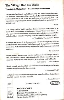 Paperback Village Had No Walls Book