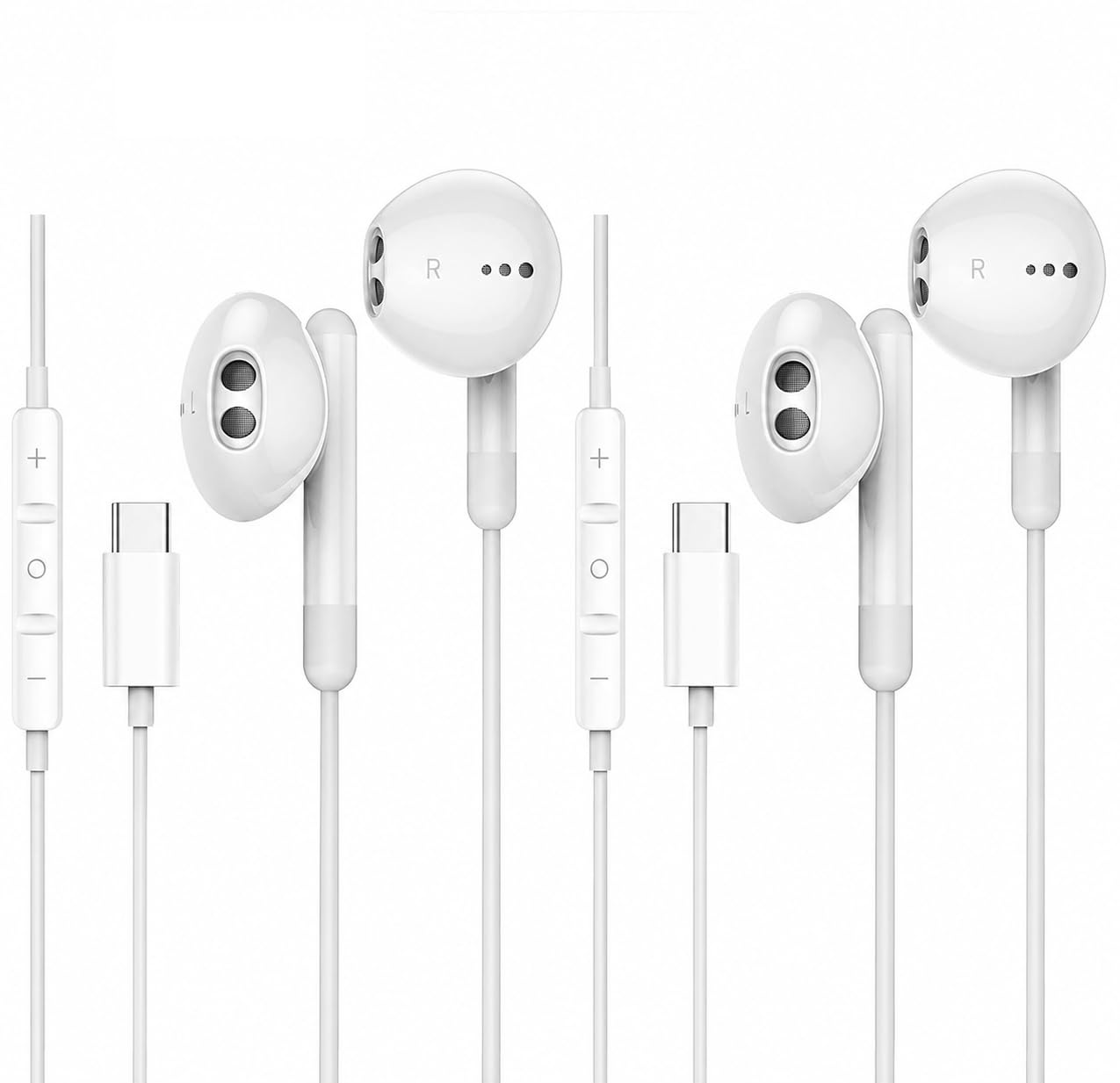 Earphones for Google Pixel 10A/10/10 Pro XL/9A/9/9 Pro XL/8A/8/7A/7, Type C in-Ear Headphones Wired Microphone Volume Control HiFi Stereo Noise Isolating Deep Bass-image-22