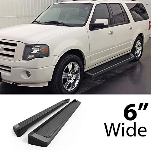 Estribos HD Ridez 6" Negro para Ford Expedition 2007-2017 miniatura 2