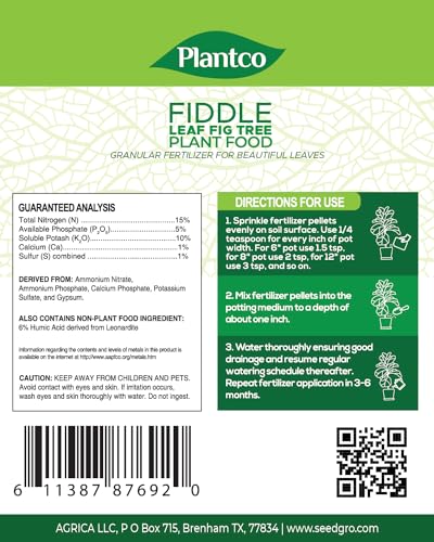 Fertilizante Granulado para Ficus y Plantas de Hojas miniatura 5